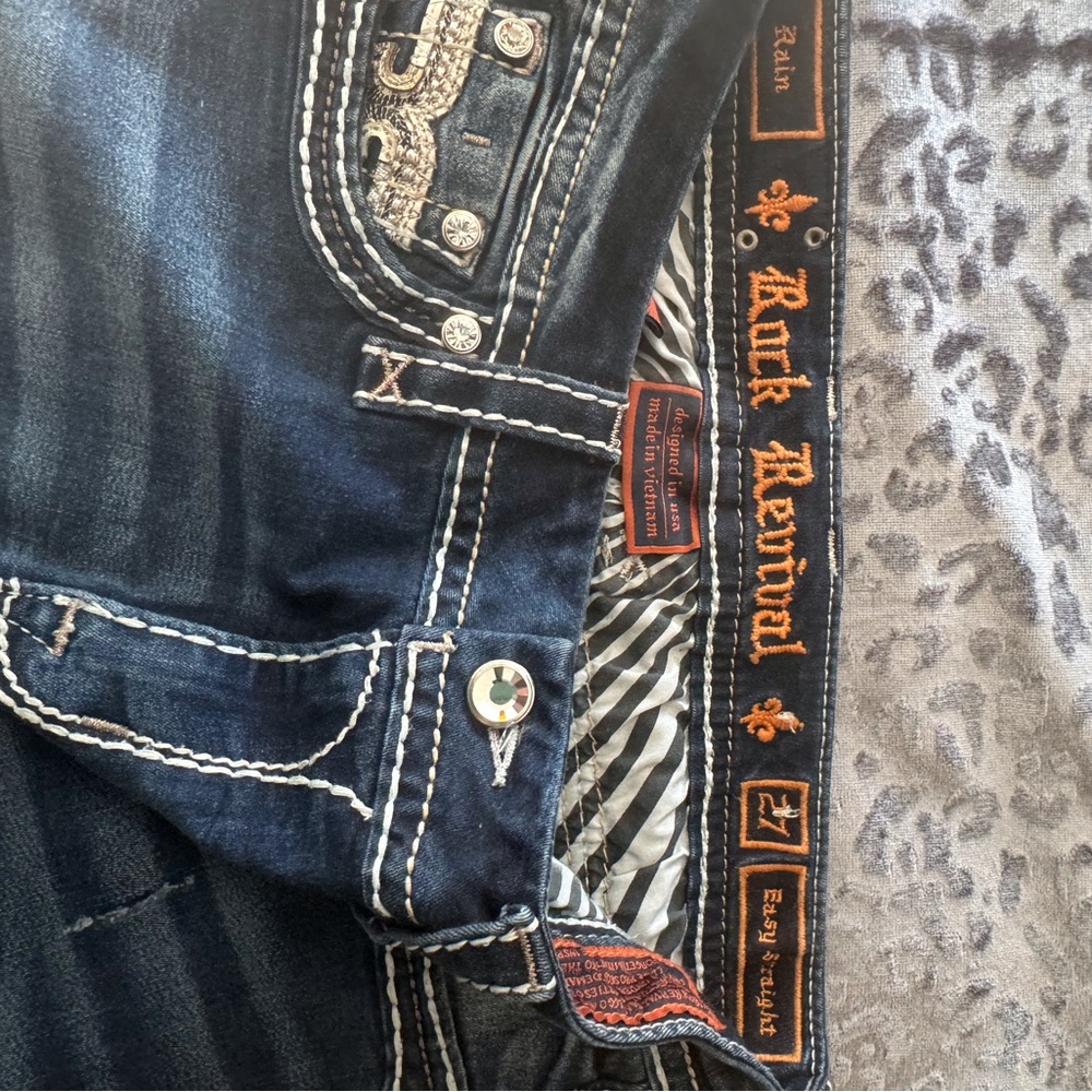 Rock revival Isella skinny jeans sz 27 - Picture 6 of 10